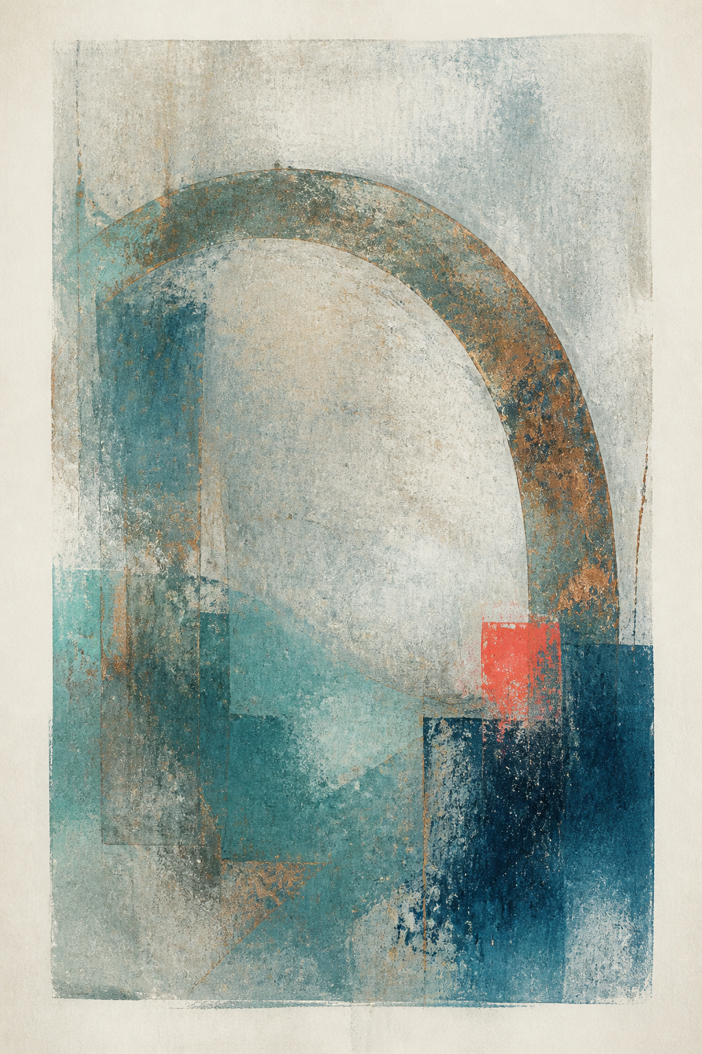 Oxidized Arc, an original abstract ROOMFIELD printable artwork