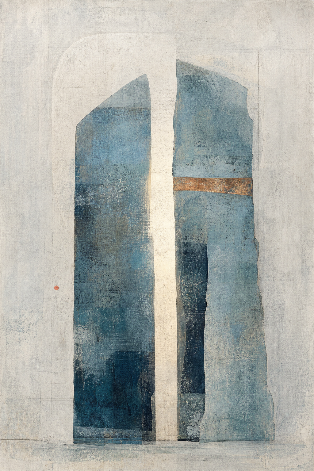 Blue Interval, an original abstract ROOMFIELD printable artwork